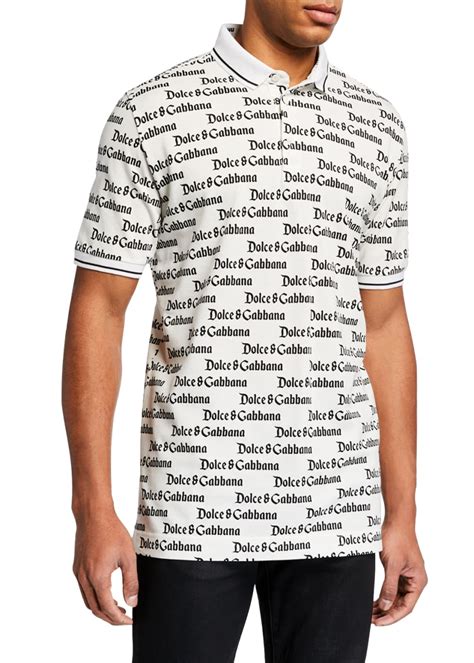 dolce gabbana mens polo shirt|dolce and gabbana logo shirts.